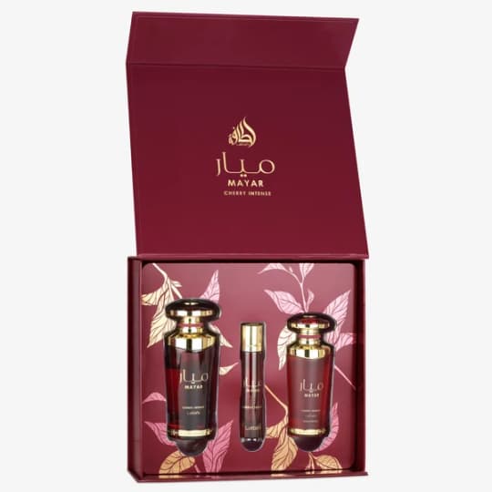 Lattafa Mayar Cherry Intense Gift Set Kit 3 Unidades
