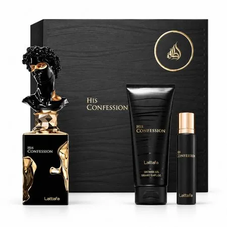 Lattafa His Confession Gift Set - 3 Unidades
