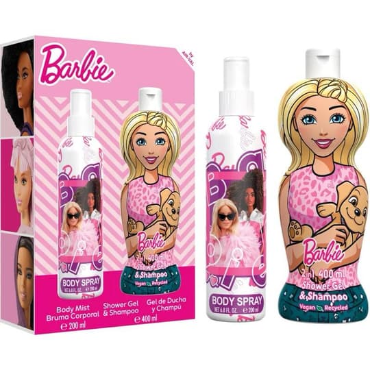 Marvel Disney Barbie Shower Gel Shampoo 2em1