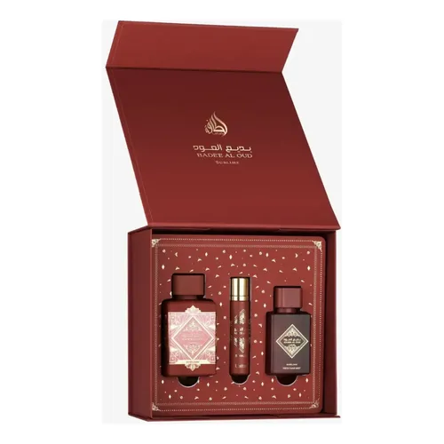 Lattafa Bade'E Al Oud Sublime Gift Set 3 Unidades