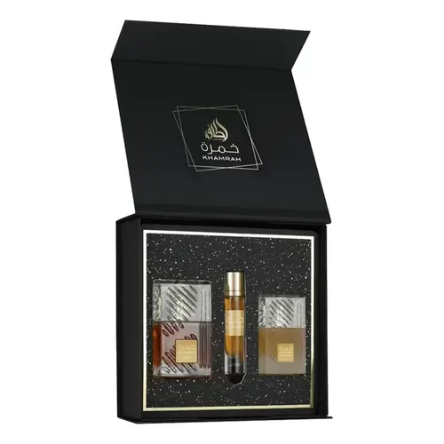 Lattafa Khamrah Gift Set 3 Unidades