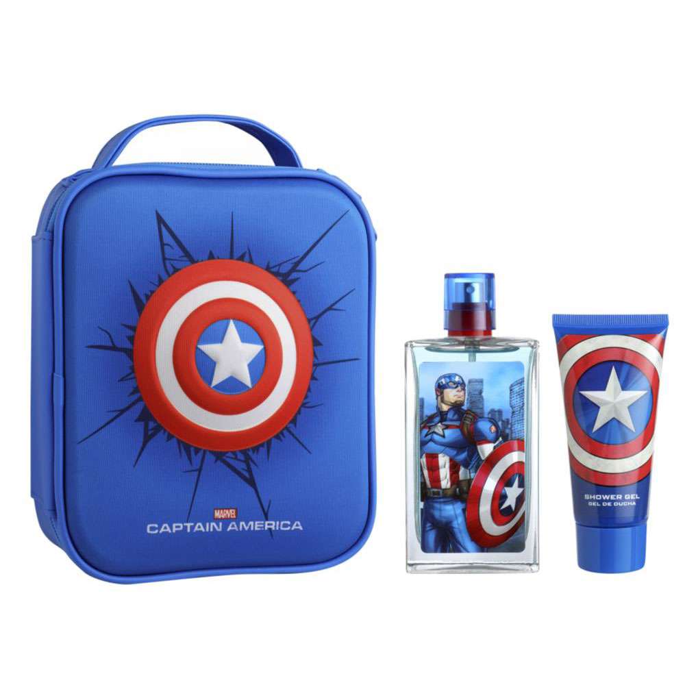 MARVEL CAPTAIN AMERICA KIT EDT 100ML + SHOWER GEL 100ML