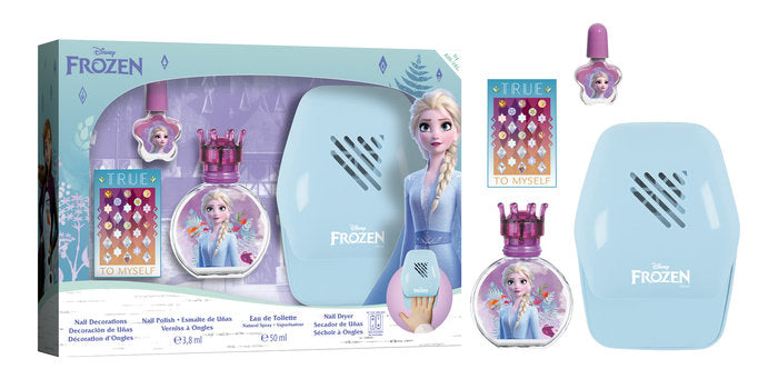 DISNEP FROZEN KIT EDT 50ML + SECADOR + ESMALTE + SELOS