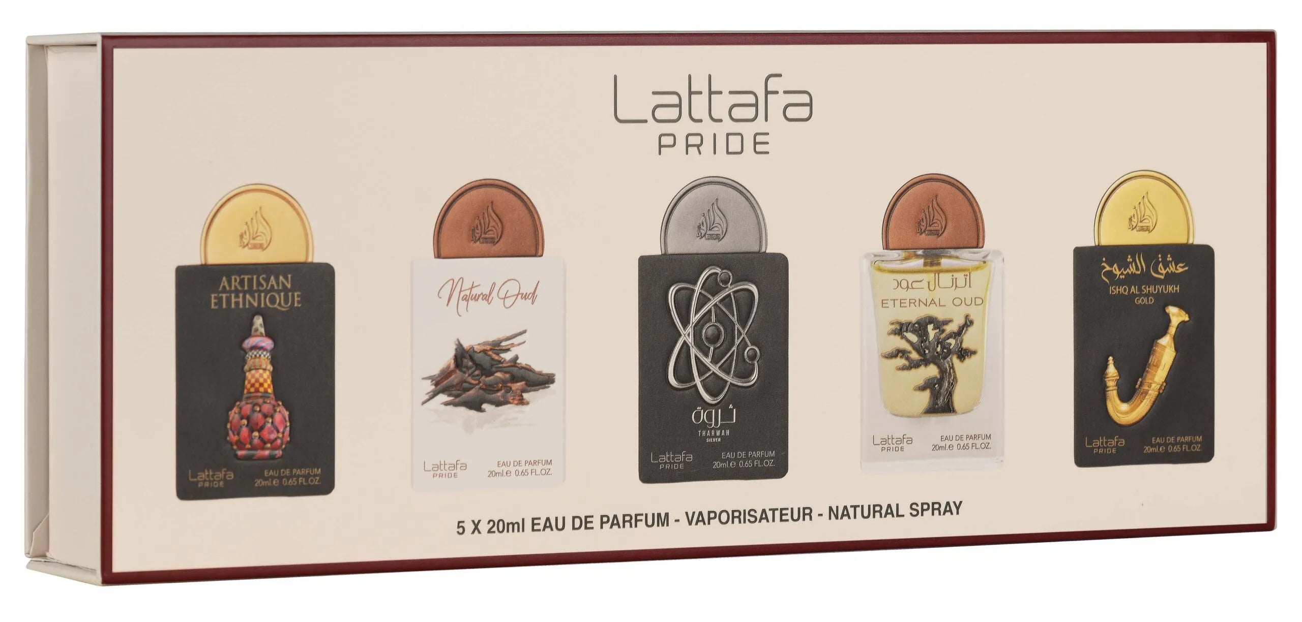LATTAFA MINIATURAS KIT 5 X 20ML BOX 02
