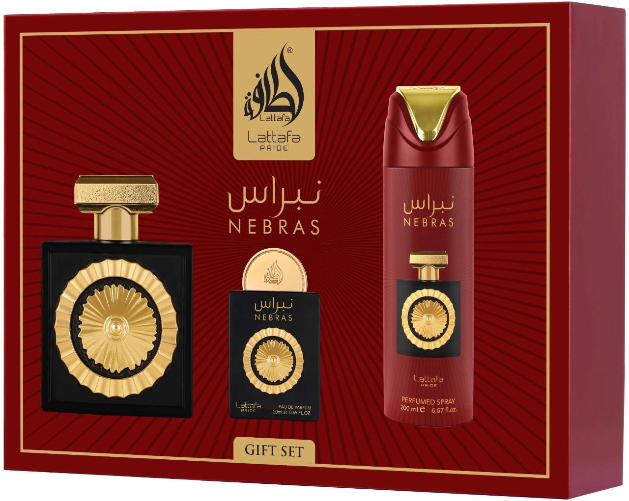 LATTAFA NEBRAS KIT - 3 UNIDADES