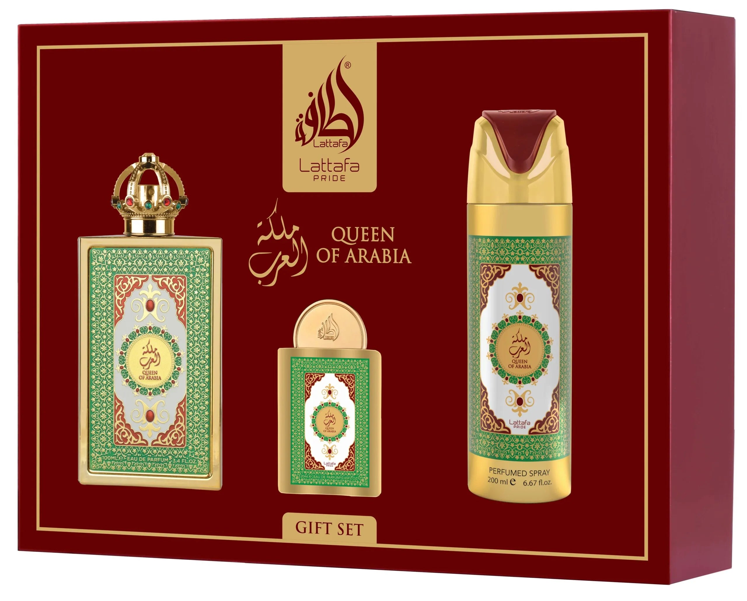 LATTAFA QUEEN OF ARABIA KIT - 3 PRODUTOS