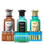 KIT BIDAYA 100ML (HABIBI KING | ELLIUR | MAKTUB LA VIE)  + NEECHE HOUSE  200ML (ALTARO | SUMMER PARADISE | FLAMES)