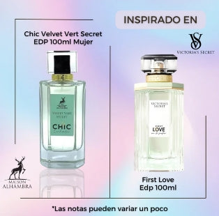 MAISON ALHAMBRA CHIC VELVET VERT EDP 100ML
