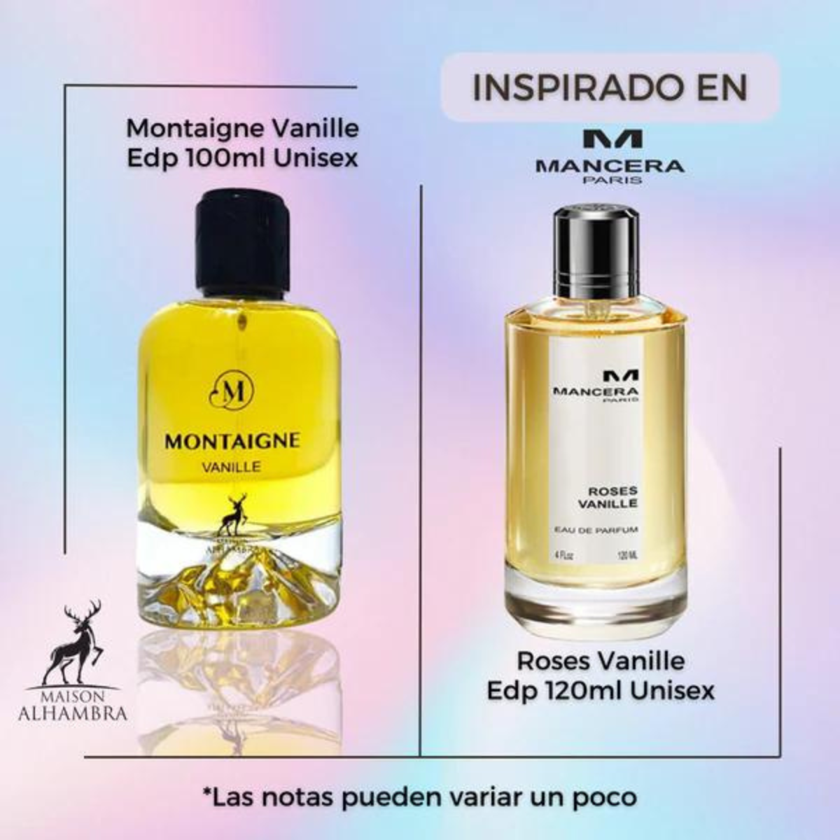 MAISON ALHAMBRA MONTAIGNE VANILLE EDP 100ML