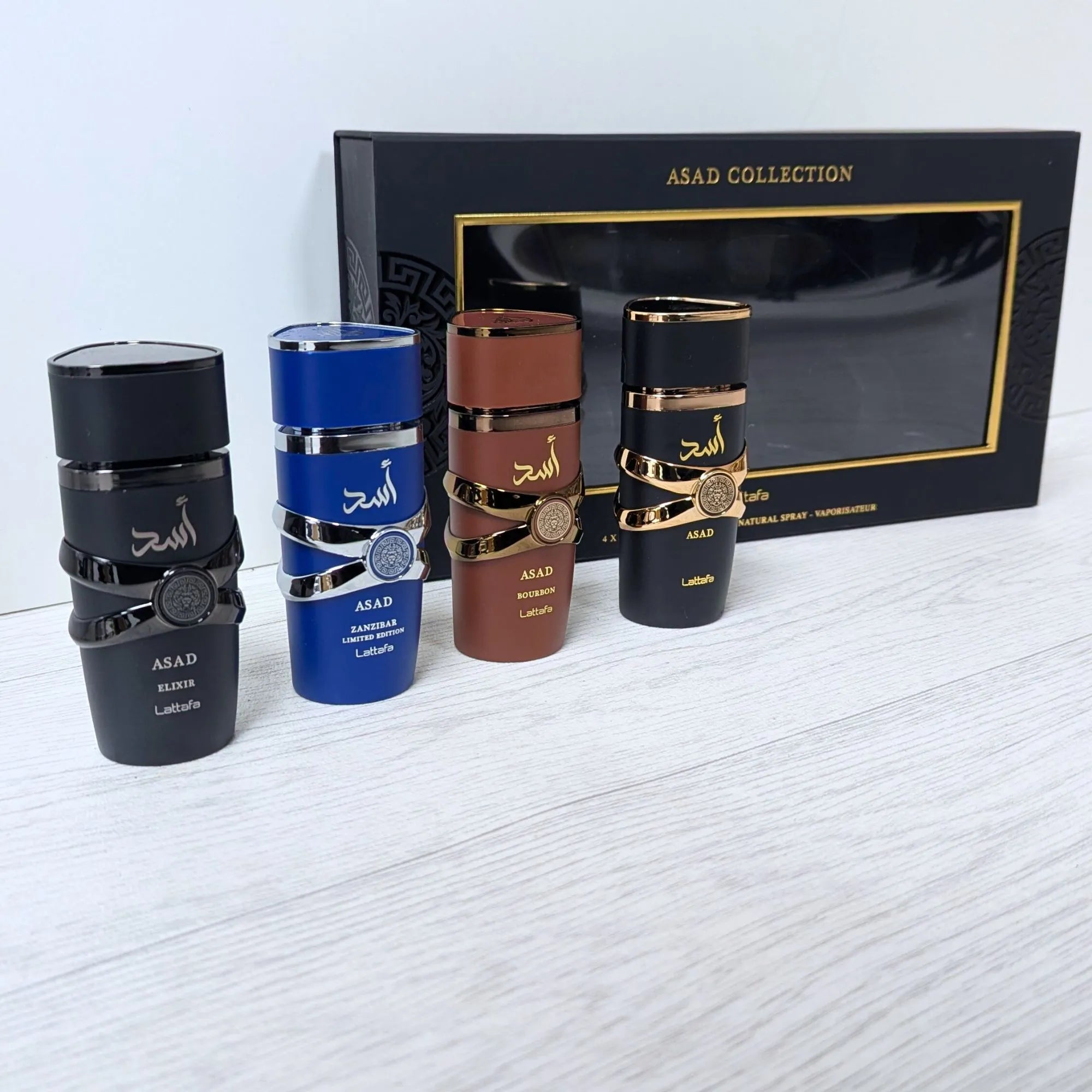 CONJUNTO ASAD COLLECTION 4X25ML