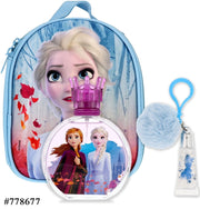 DISNEY FROZEN KIT EDT 100ML + CHAVEIRO + GLOSS + MOCHILA