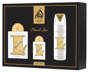 LATTAFA PEACE & LOVE KIT -  3 PRODUTOS